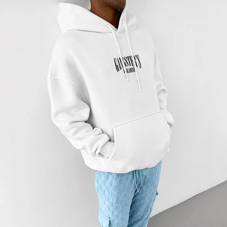 OVERSIZED  CASUAL FASHION PRINTED HOODIE SWEATSHIRT