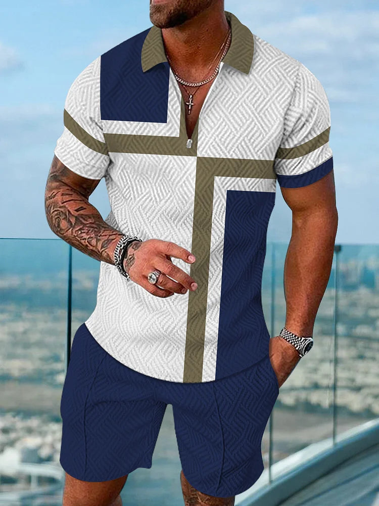 Menelaus Polo Shirt And Shorts Co-Ord - DUVAL