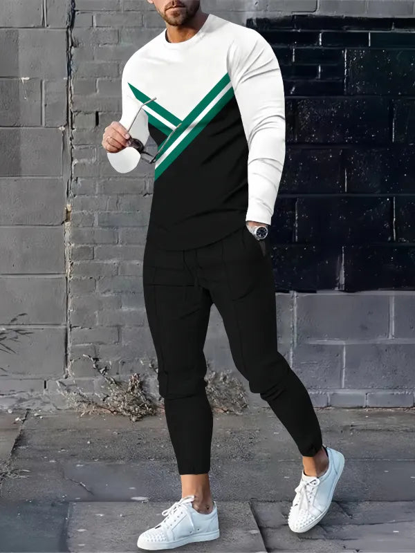 Long Sleeve Casual Two-piece Set - DUVAL
