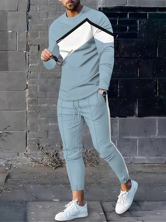 Long Sleeve Casual Two-piece Set - DUVAL