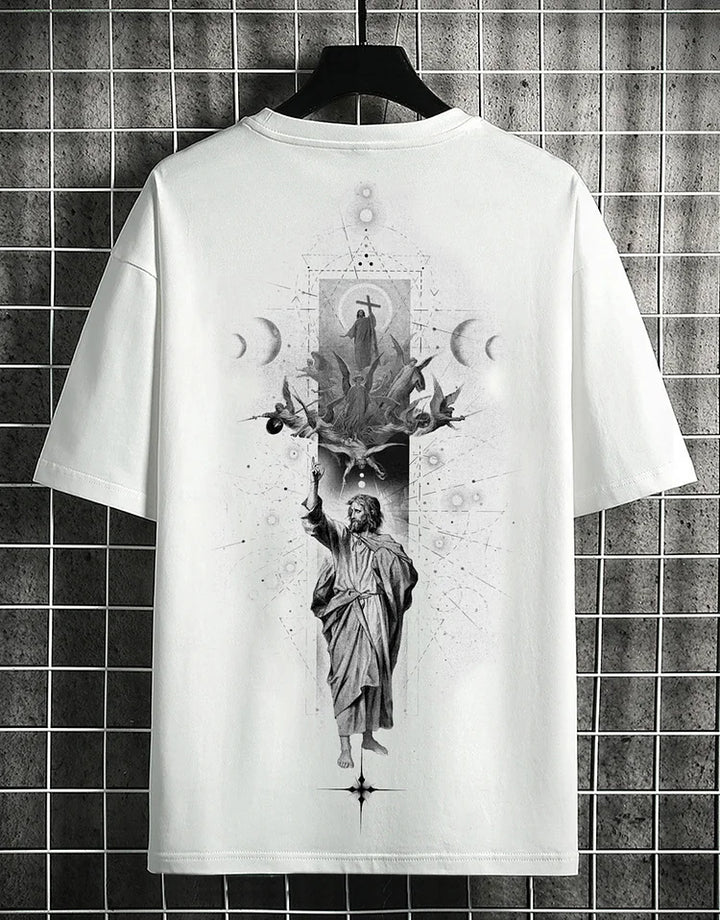 Holy Jesus God Art Illustration T-Shirt - DUVAL