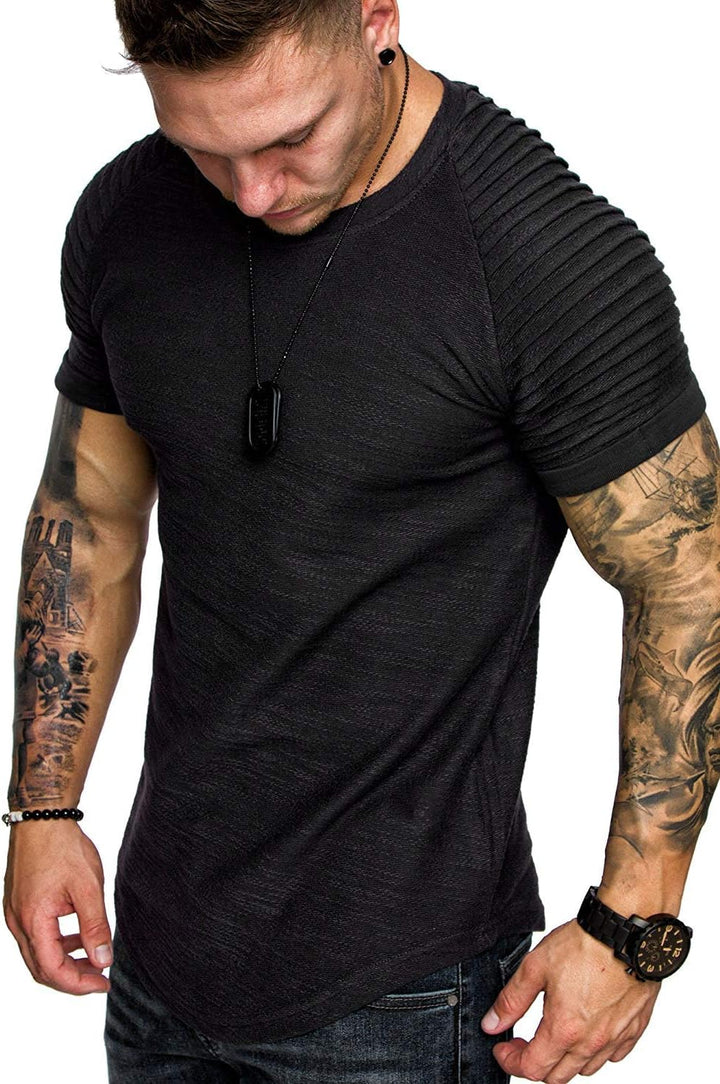 The DUVAL Pleated T-Shirt - DUVAL
