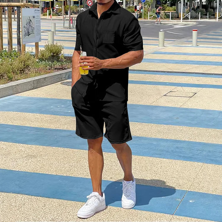 Festus Shirt &amp; Shorts Co-Ord - DUVAL