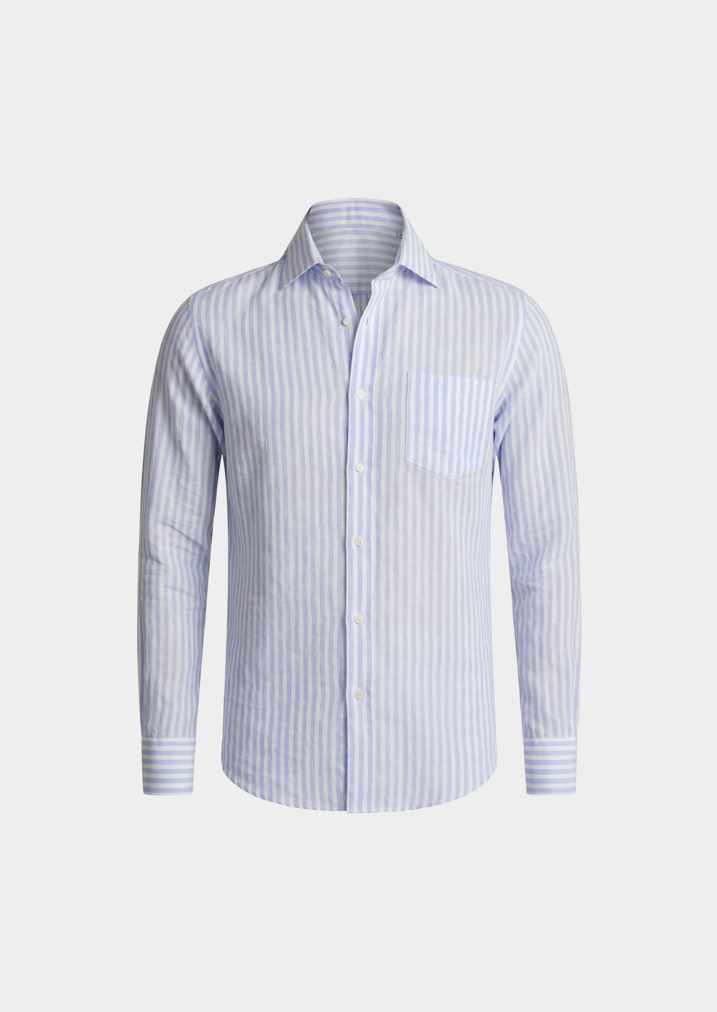 Portofino Striped Coastal Shirt - Light Blue