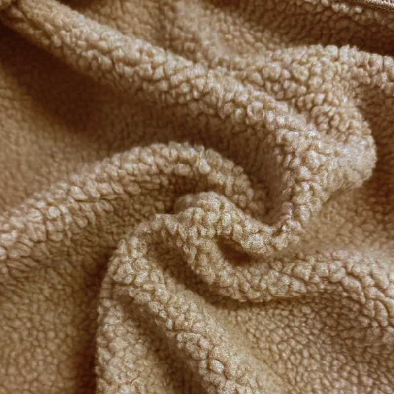 Winter Lambswool Warm Lapel Multi-pocket Thick Coat - DUVAL