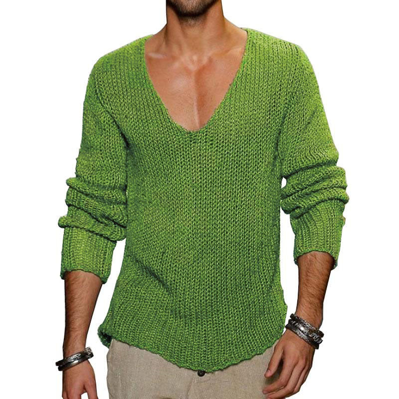 men's-v-neck-knit-pullover-sweater