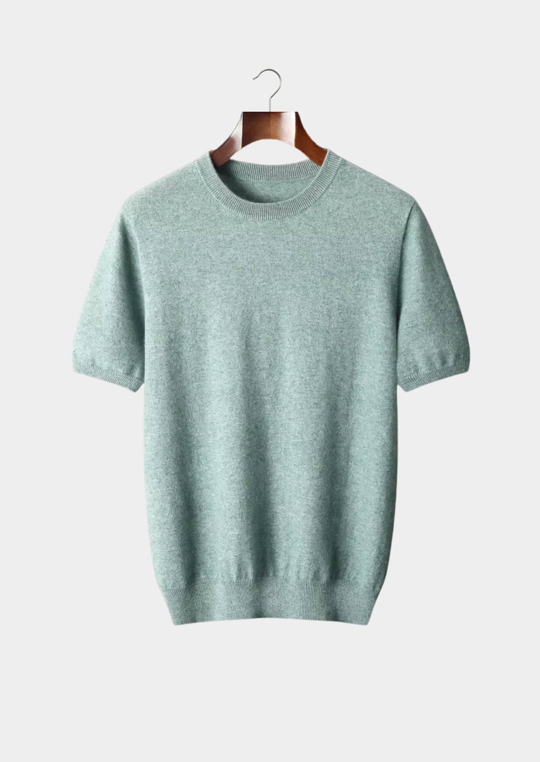 Premium Cashmere Classic Crewneck T-Shirt