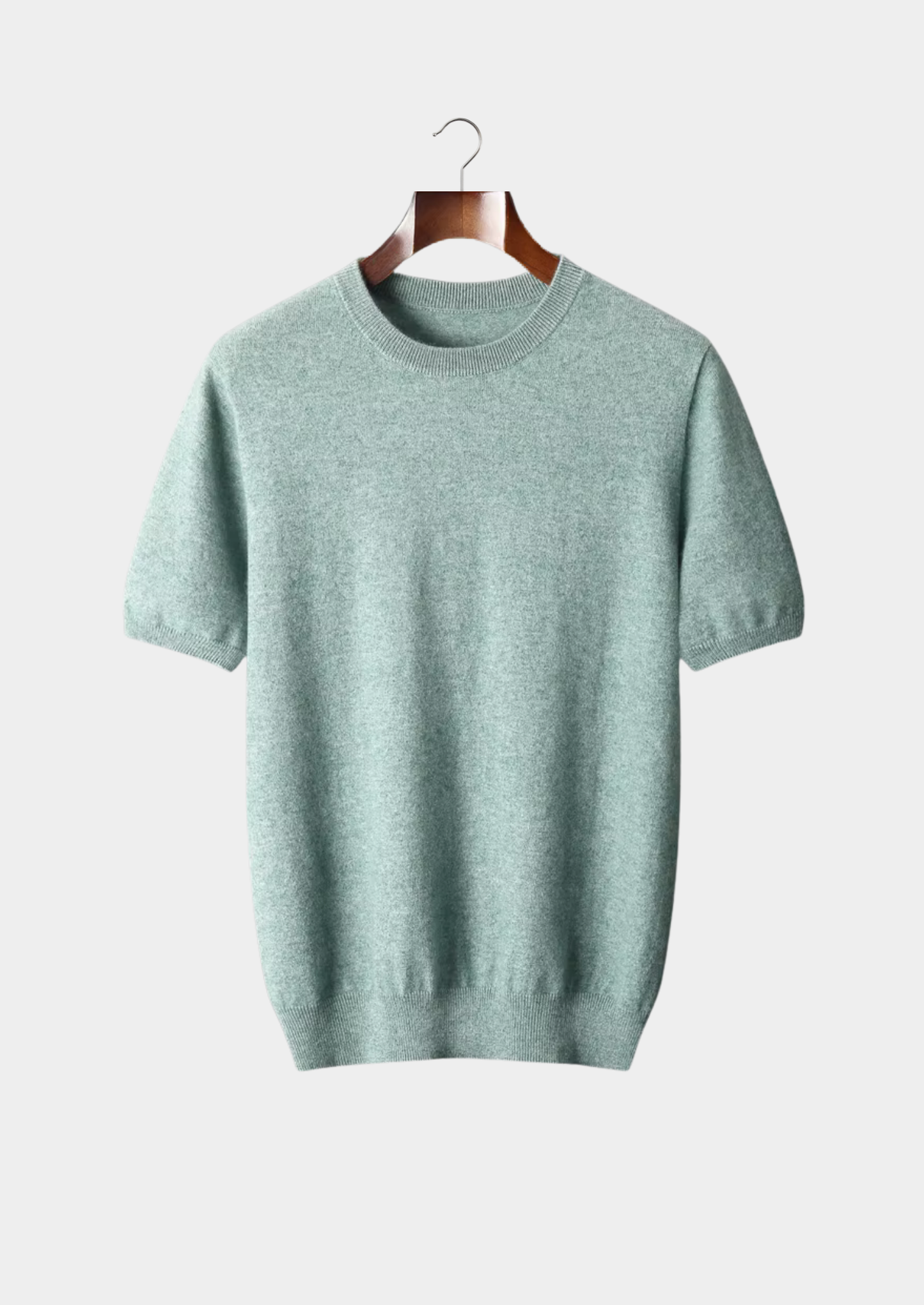 Premium Cashmere Classic Crewneck T-Shirt