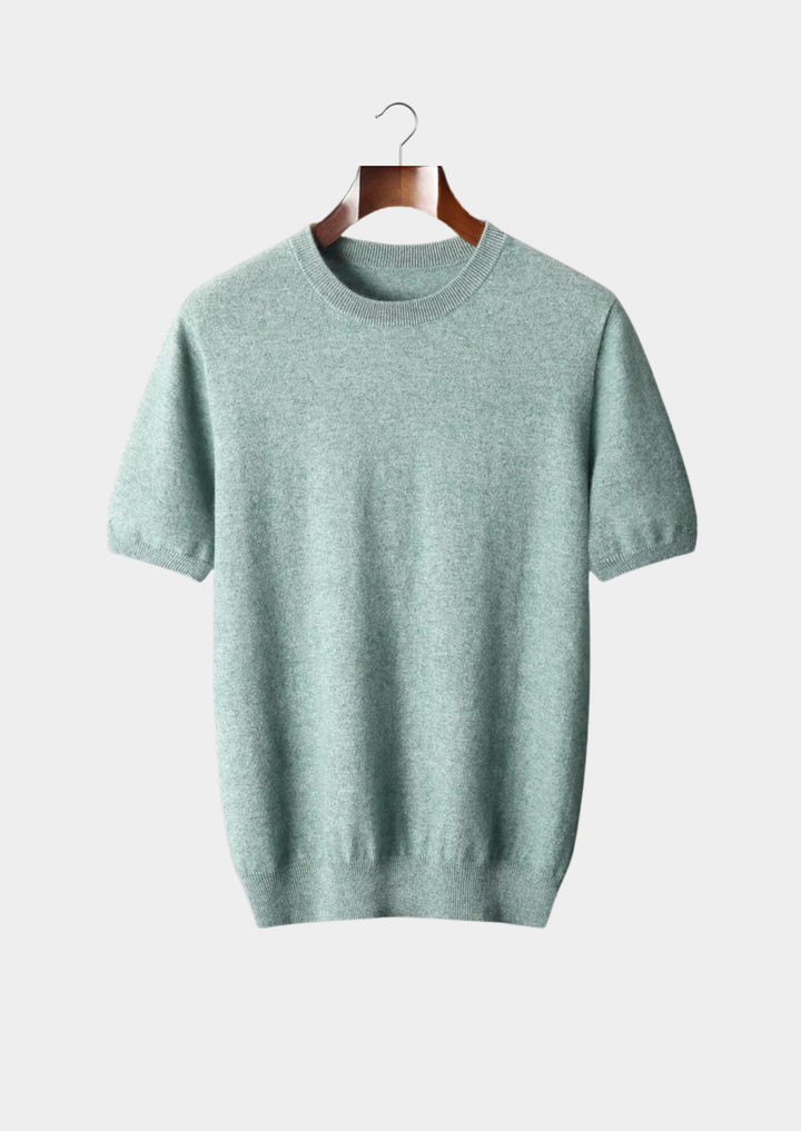 Premium Cashmere Classic Crewneck T-Shirt