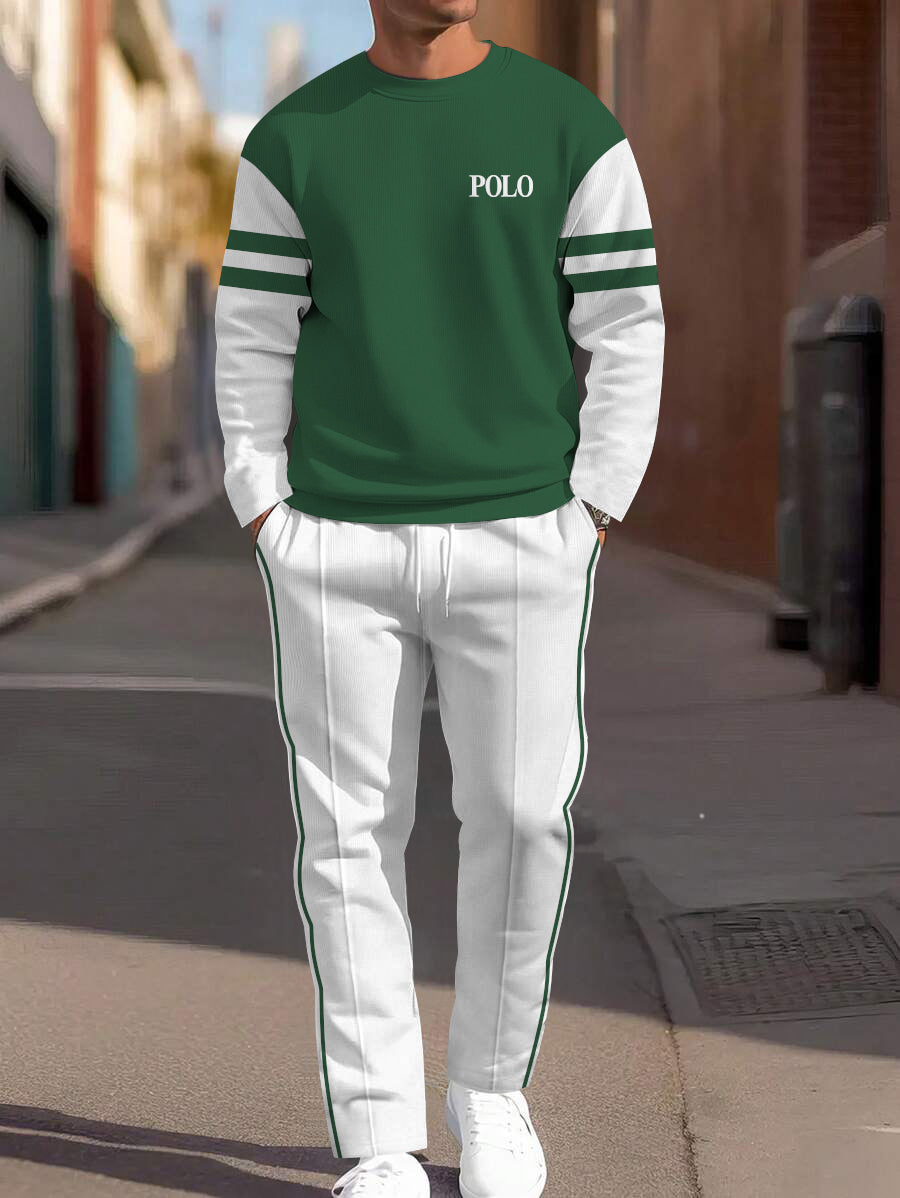Long Sleeve Casual Two-piece Set - DUVAL