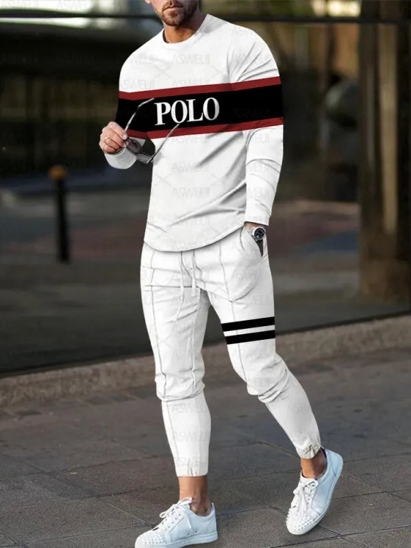 Long Sleeve Casual Two-piece Set - DUVAL