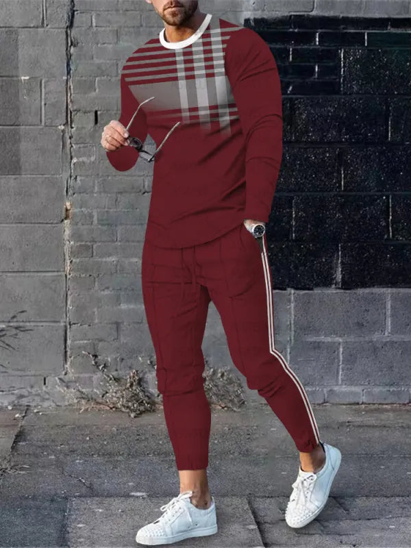 Long Sleeve Casual Two-piece Set - DUVAL