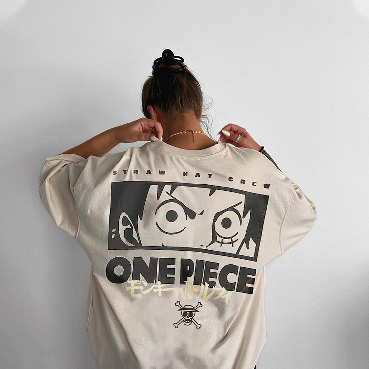 Oversized 'One Piece' Tee