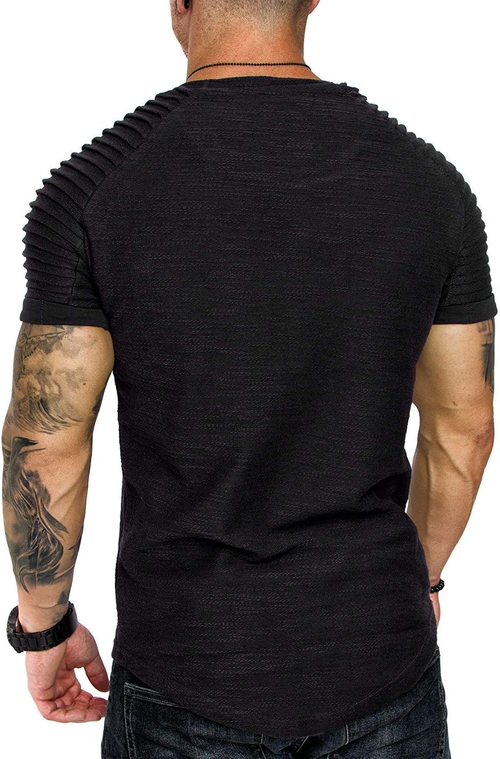 The DUVAL Pleated T-Shirt - DUVAL