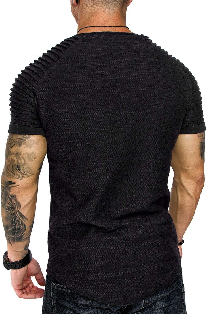 The DUVAL Pleated T-Shirt - DUVAL