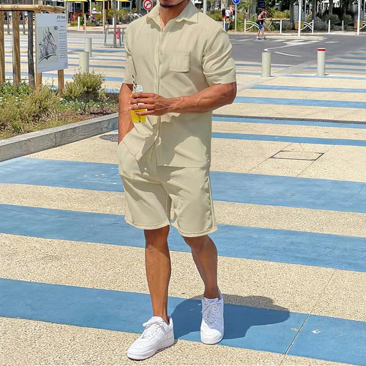 Festus Shirt &amp; Shorts Co-Ord - DUVAL
