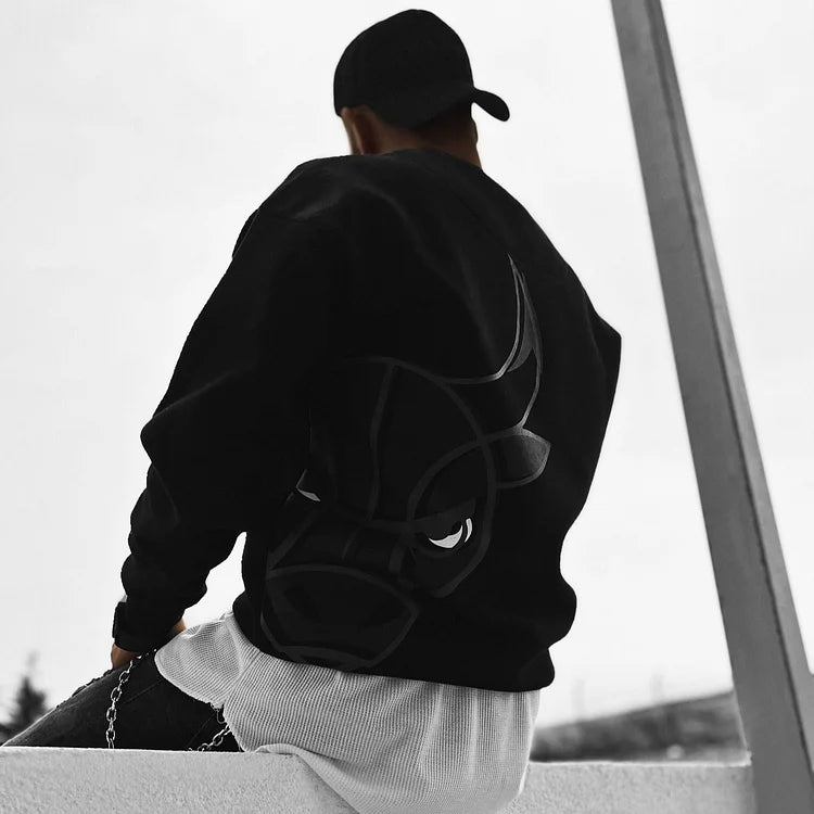 Oversize Casual Bull Sweatshirt - DUVAL