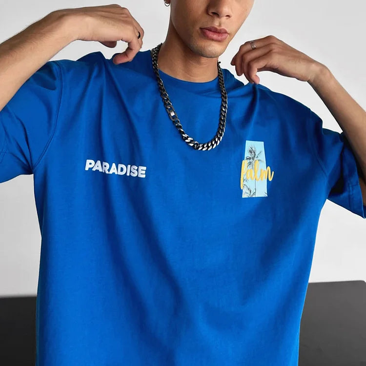 Oversize Palm Paradise Tee