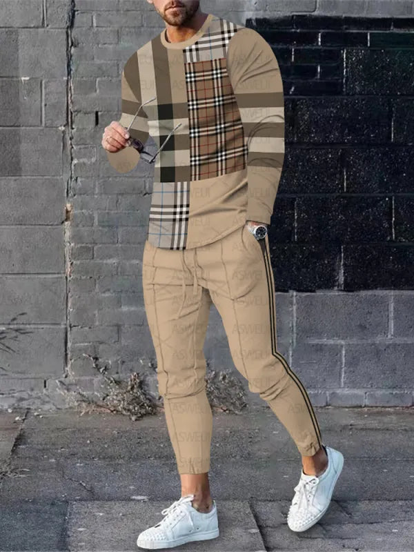 Long Sleeve Casual Two-piece Set - DUVAL