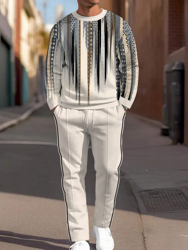 Long Sleeve Casual Two-piece Set - DUVAL