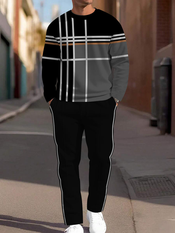 Long Sleeve Casual Two-piece Set - DUVAL