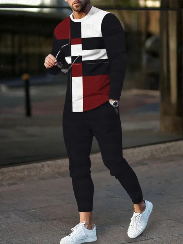 Long Sleeve Casual Two-piece Set - DUVAL