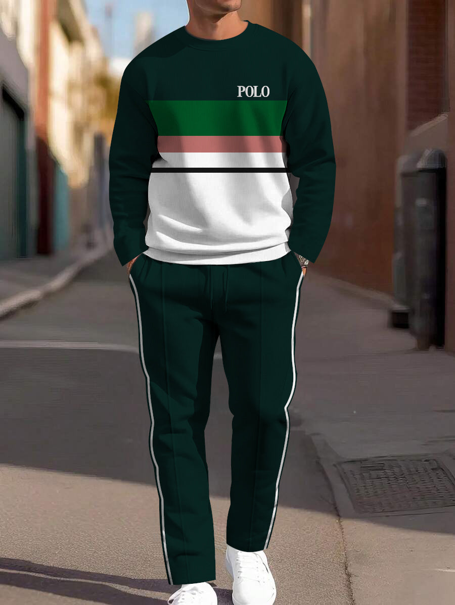 Long Sleeve Casual Two-piece Set - DUVAL