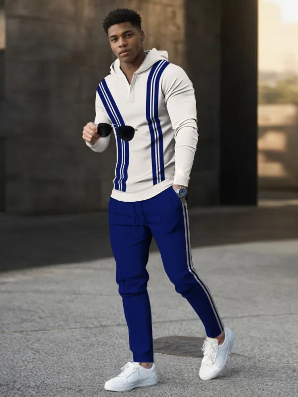 Long Sleeve Casual Two-piece Set - DUVAL