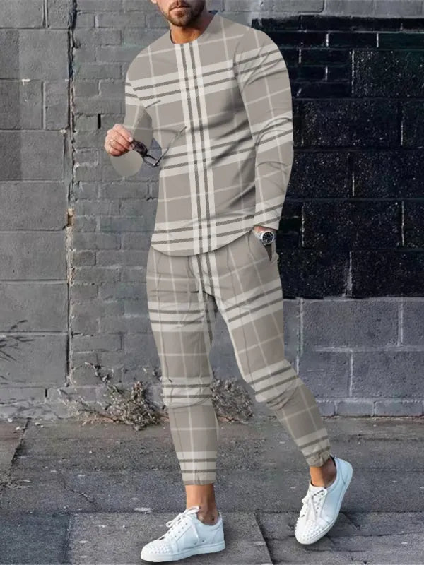 Long Sleeve Casual Two-piece Set - DUVAL