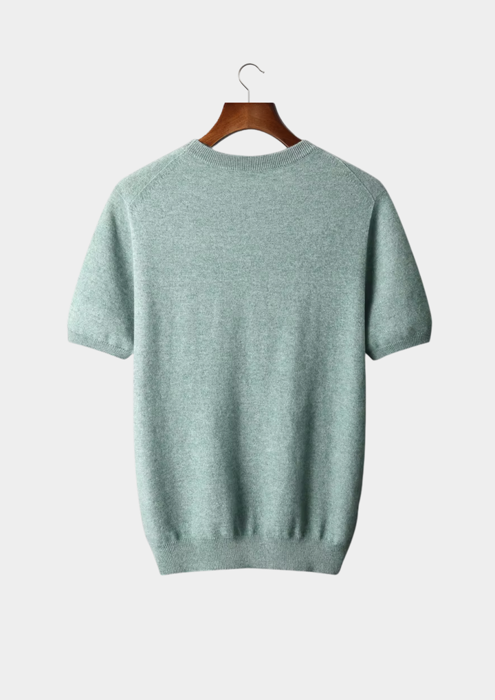 Premium Cashmere Classic Crewneck T-Shirt