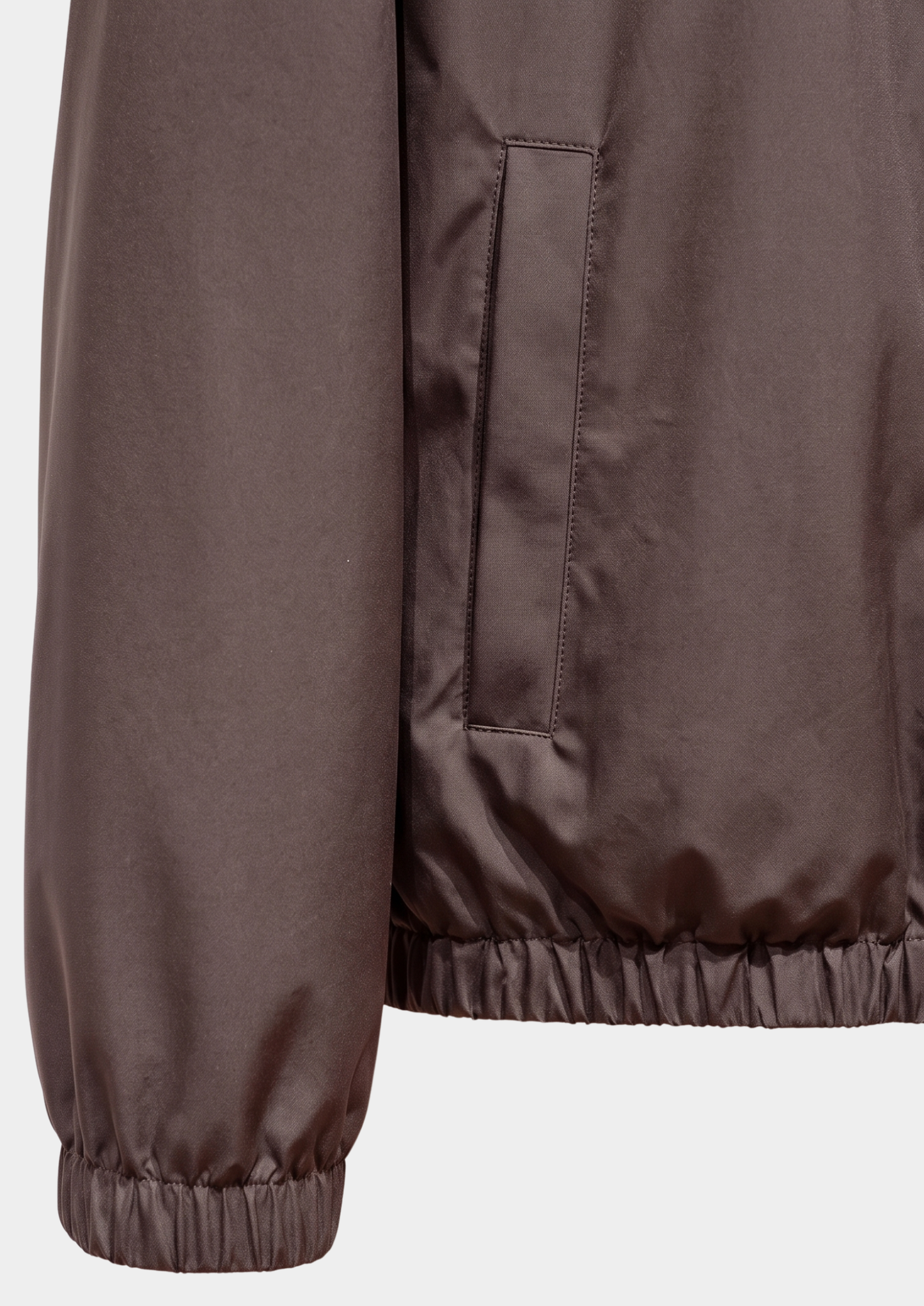 Coffee Technical Windbreaker Jacket