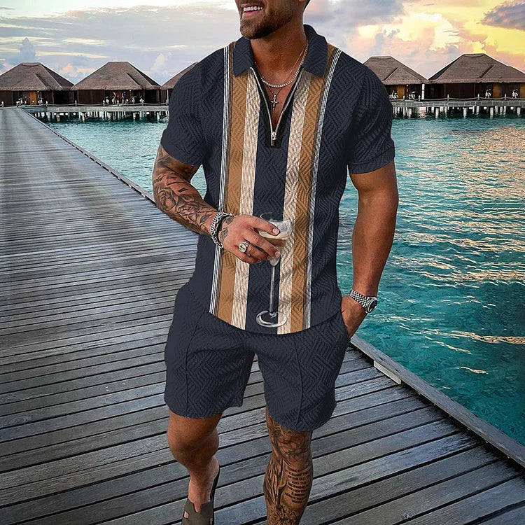 Tycan Polo Shirt And Shorts Co-Ord - DUVAL