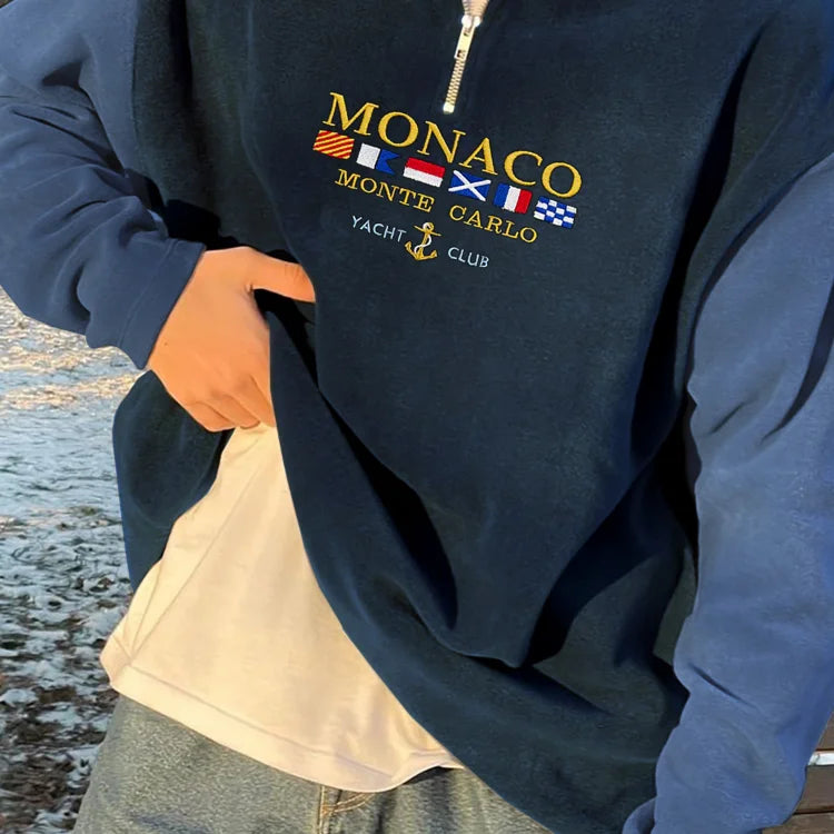 Oversized Monaco Monte Carlo Yacht Club Sweatshirt