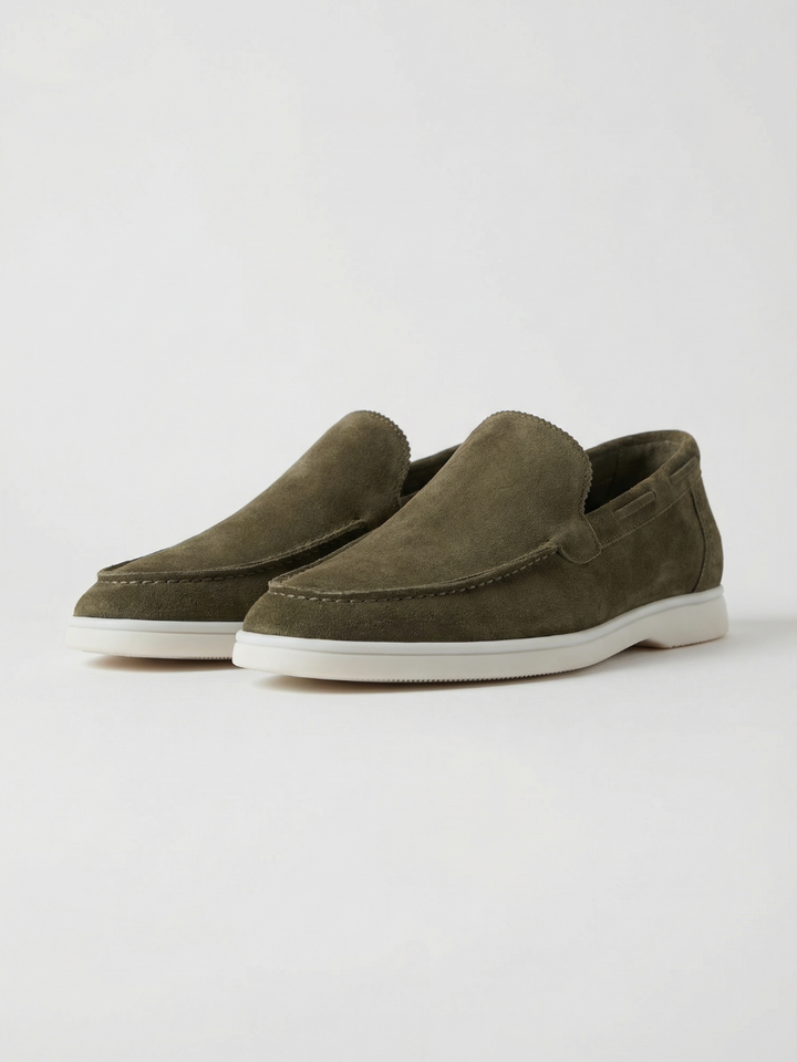 Olive Yacht Loafers