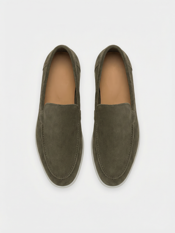 Olive Yacht Loafers