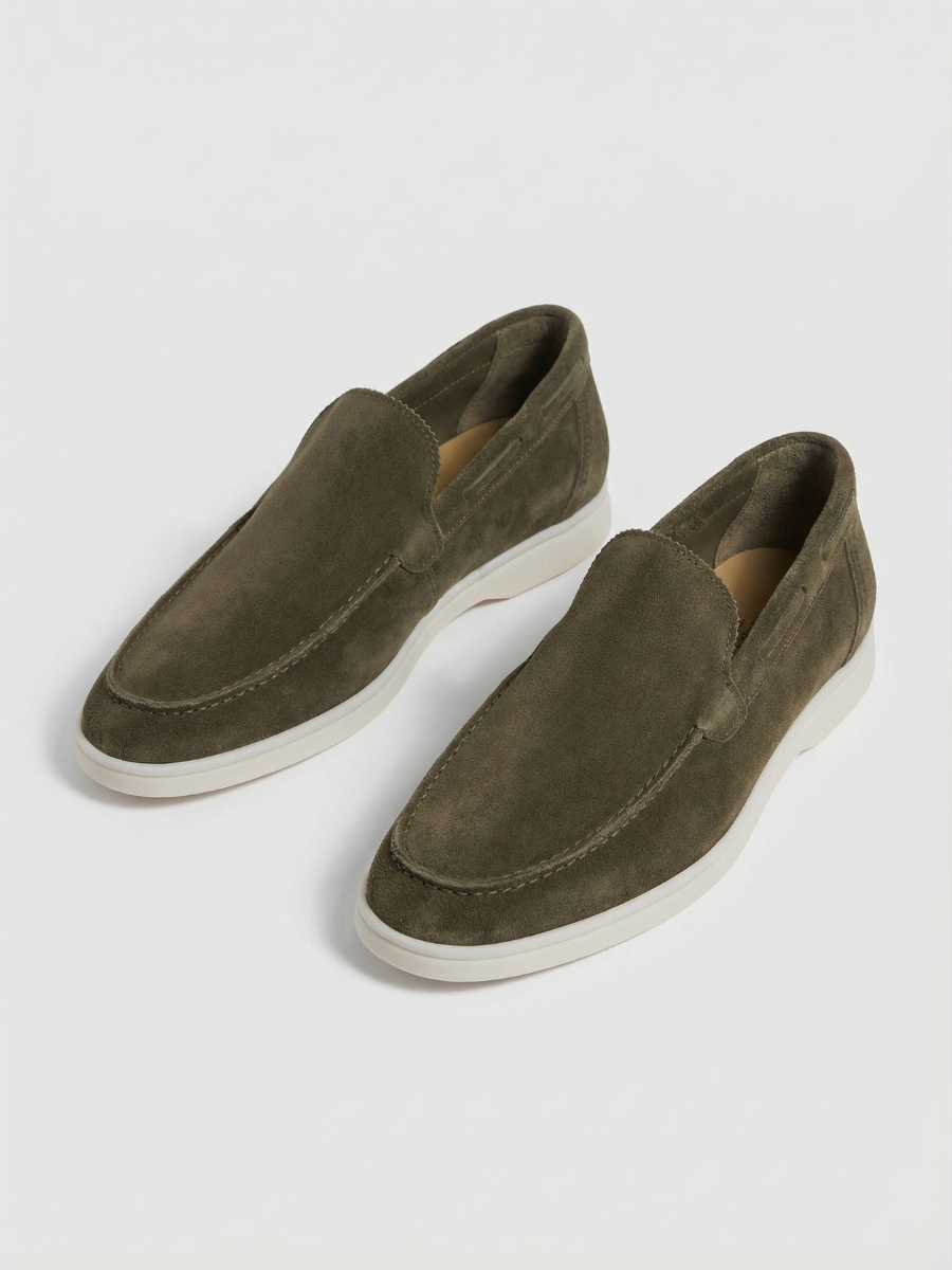 Olive Yacht Loafers