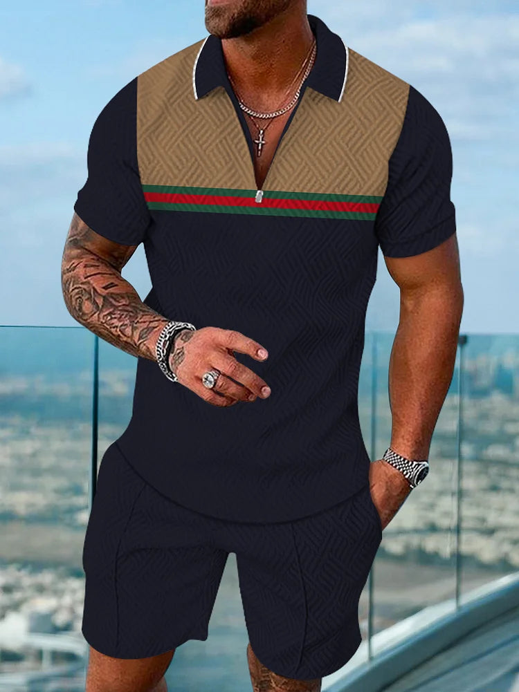 Romulus Polo Shirt And Shorts Co-Ord - DUVAL