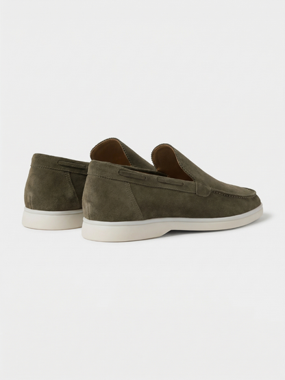 Olive Yacht Loafers