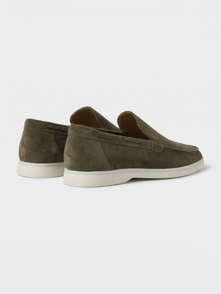 Olive Yacht Loafers
