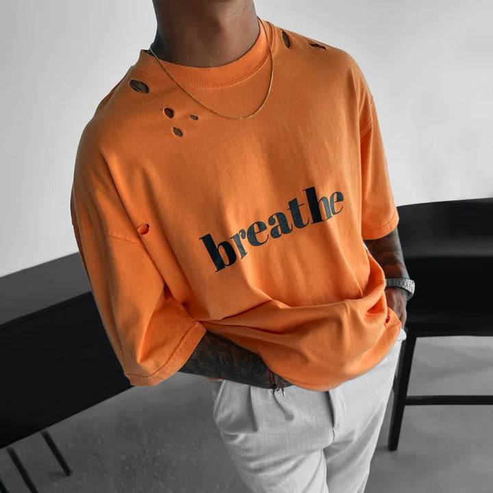 OVERSIZE HOLES TEE - DUVAL