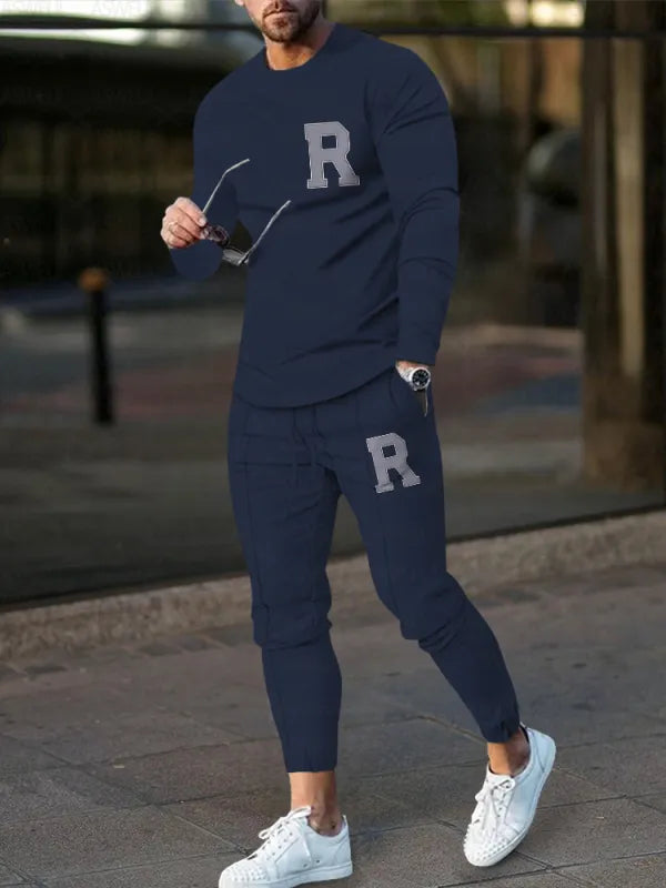 Long Sleeve Casual Two-piece Set - DUVAL