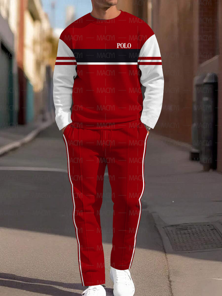 Long Sleeve Casual Two-piece Set - DUVAL