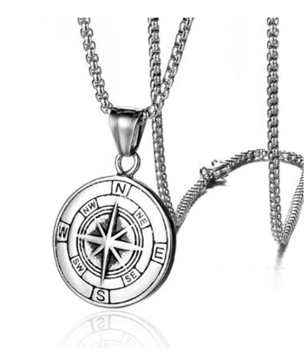 Original Compass Luxury Necklace Pendant - DUVAL