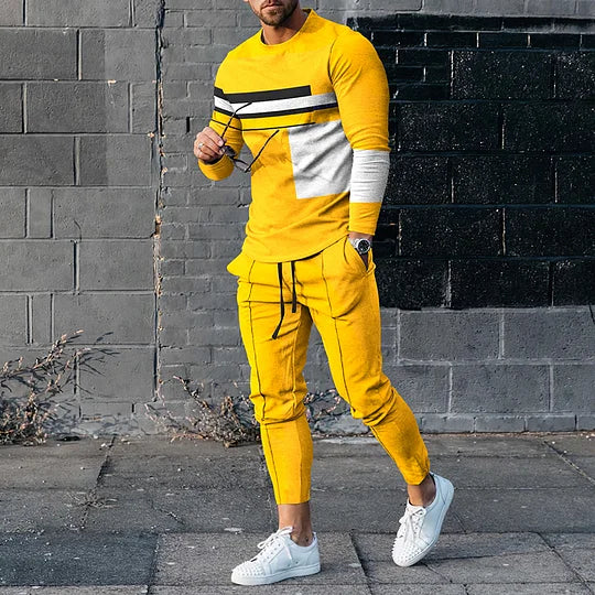 Long Sleeve Casual Two-piece Set - DUVAL