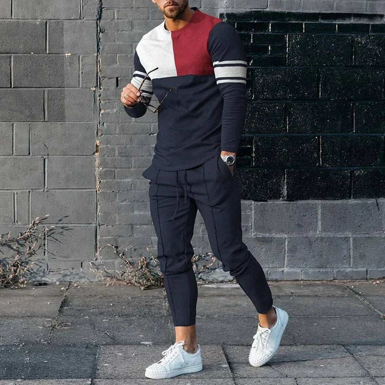 Long Sleeve Casual Two-piece Set - DUVAL