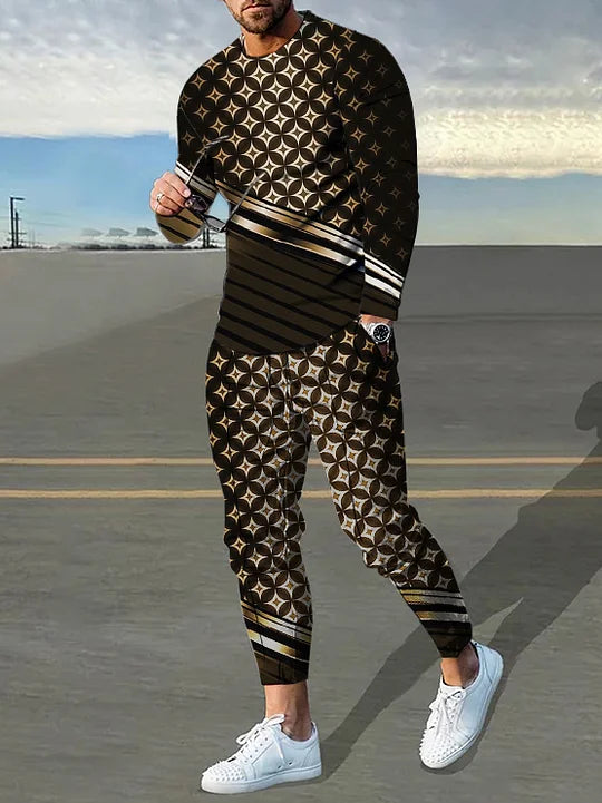 Long Sleeve Casual Two-piece Set - DUVAL