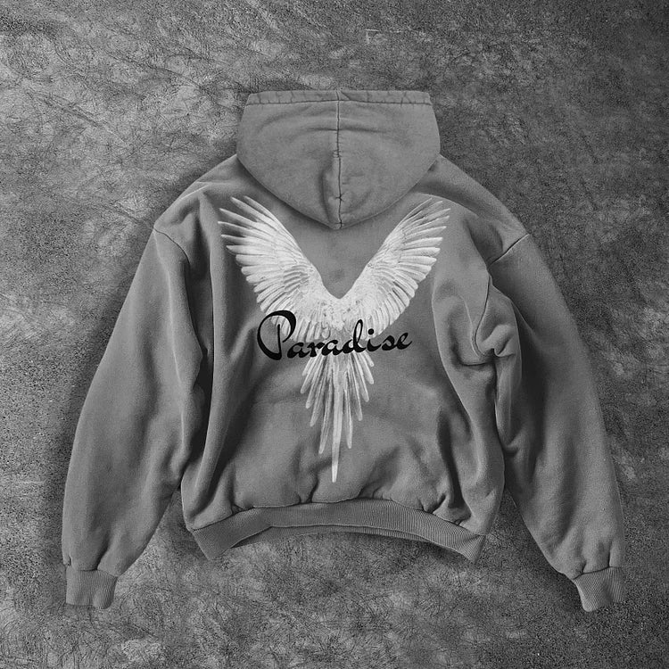 Oversize Parrot Hoodie - DUVAL