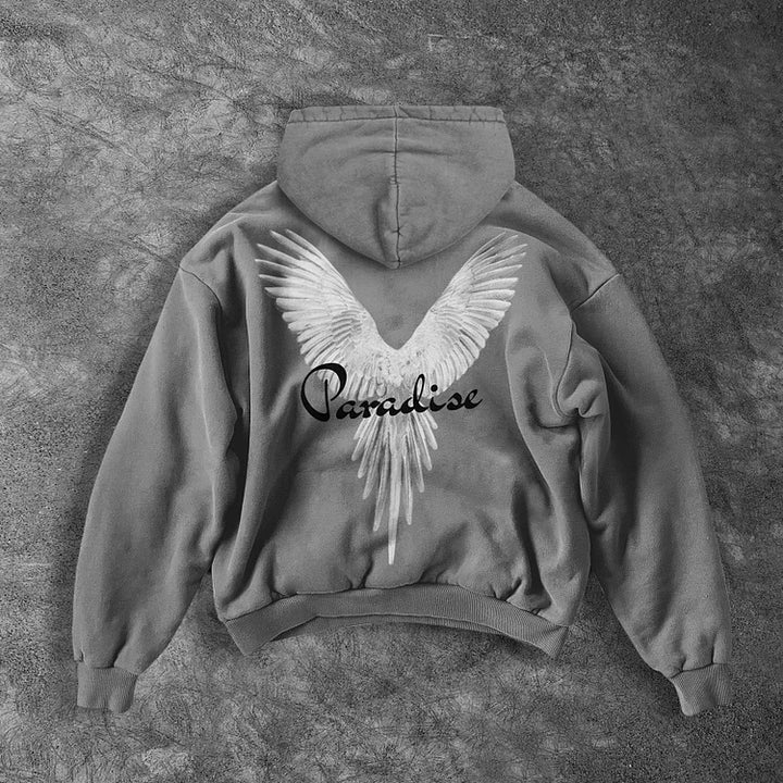 Oversize Parrot Hoodie - DUVAL