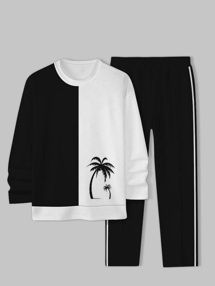Long Sleeve Casual Two-piece Set - DUVAL
