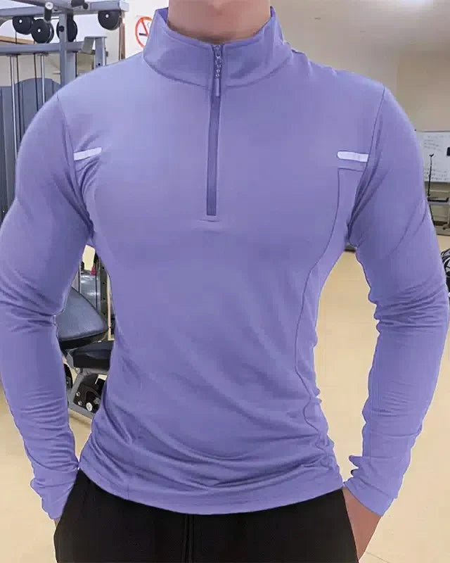 Reflective Performance Quarter-Zip Long Sleeve